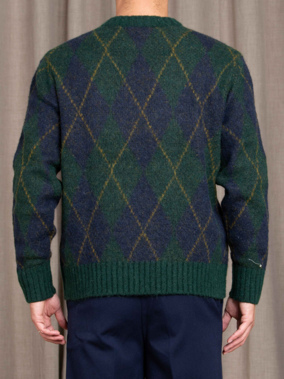 Maglione girocollo argyle Selected Homme
