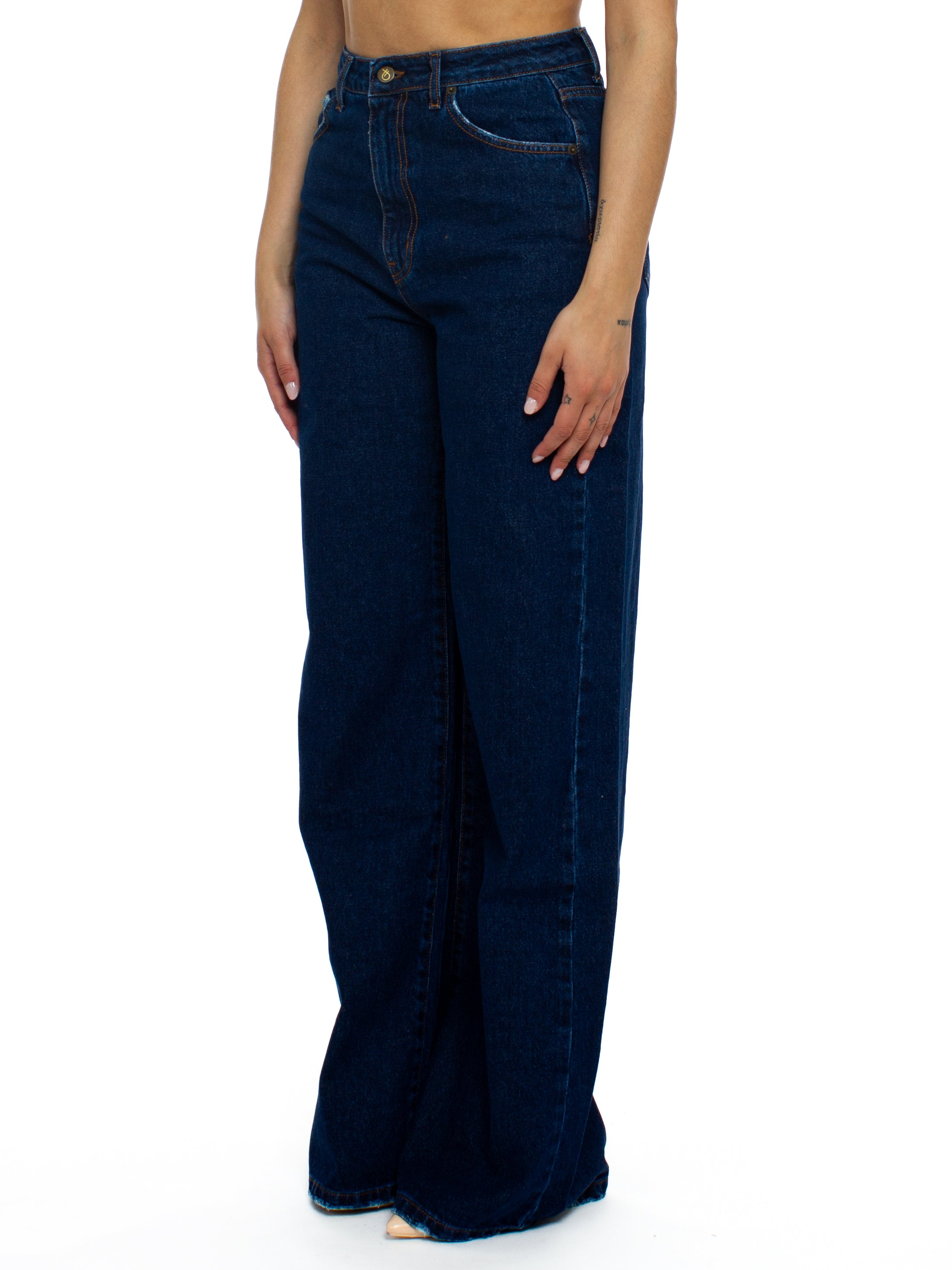 Jeans palazzo vita alta To.Bì Demure