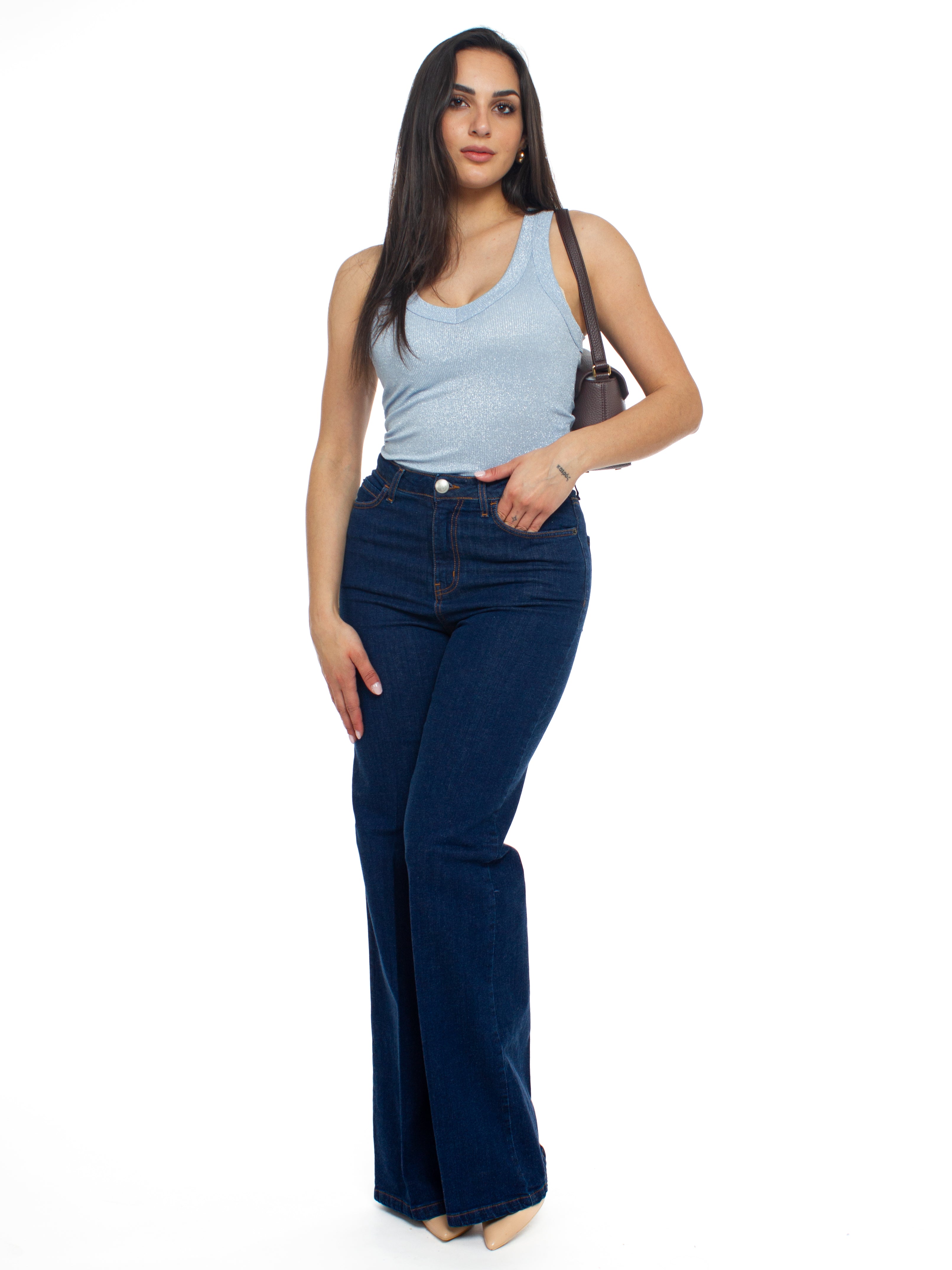 Jeans palazzo zampa To.Bì Demure