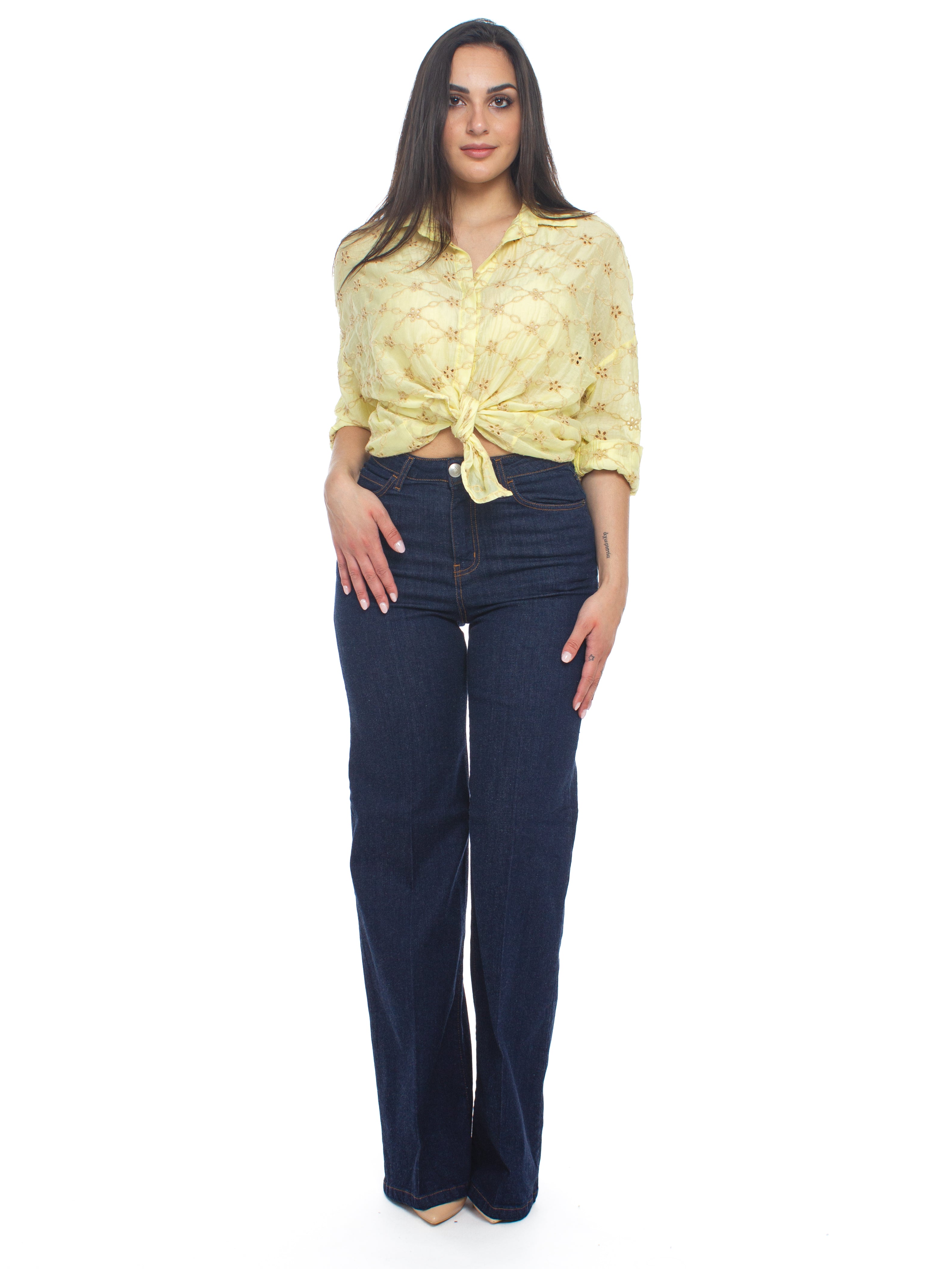 Jeans palazzo zampa To.Bì Demure