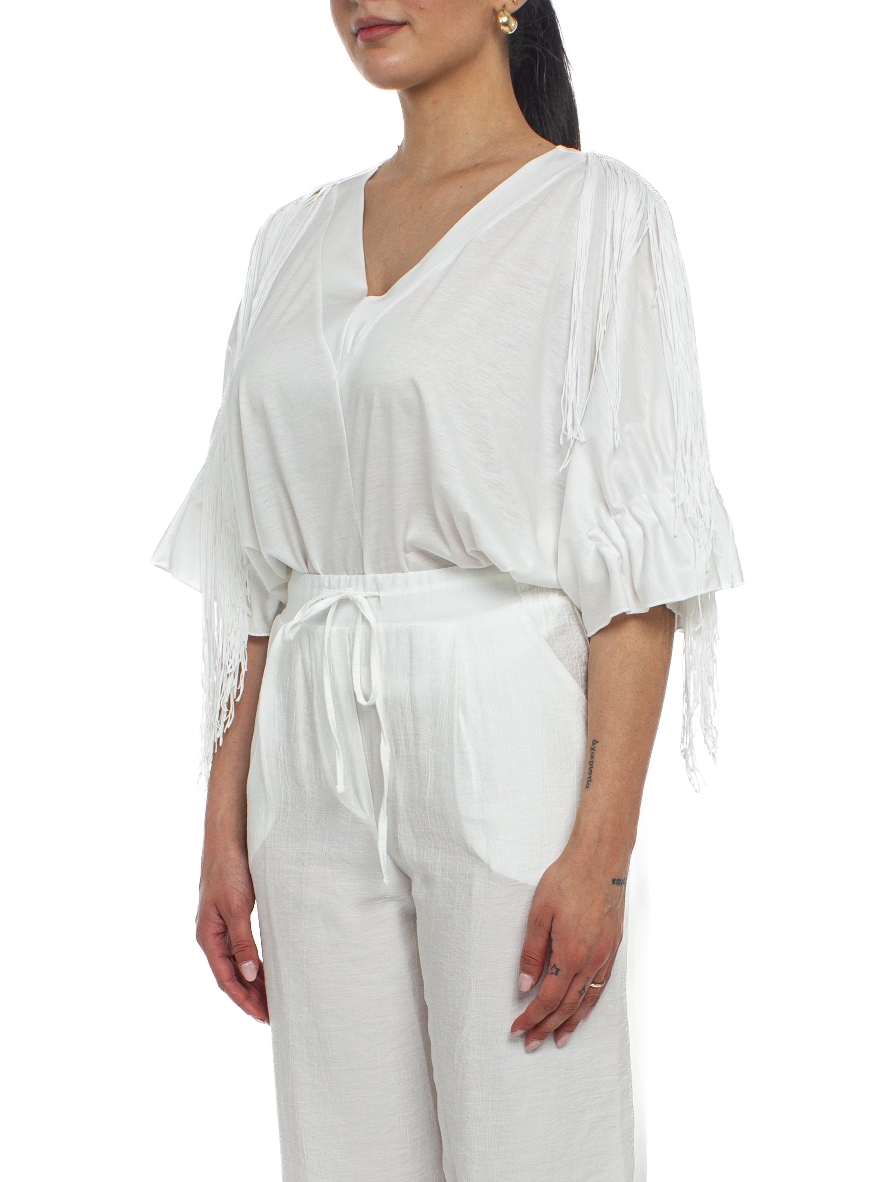 Tshirt con frange Vicolo
