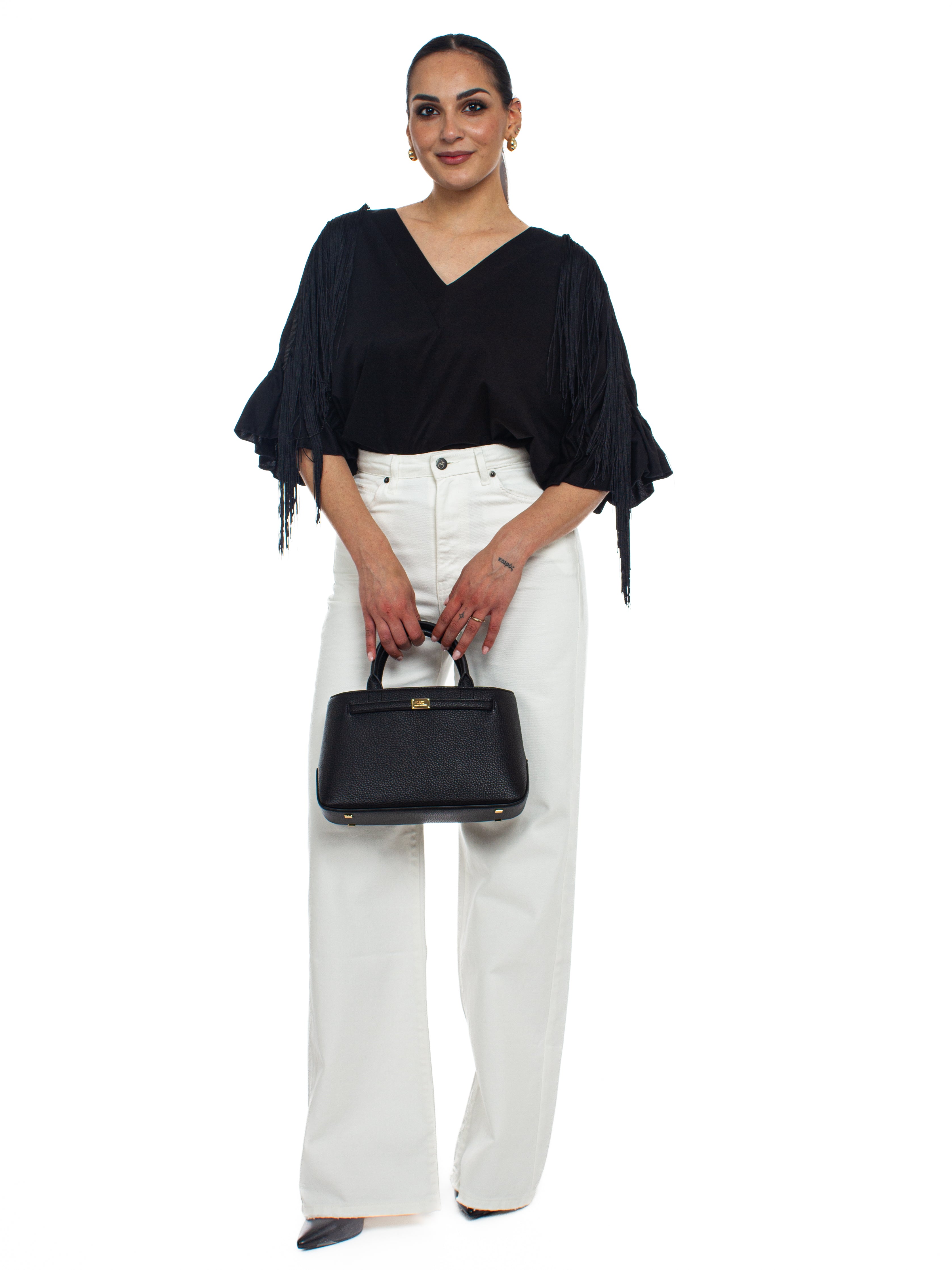 Jeans palazzo vita alta To.Bì Demure