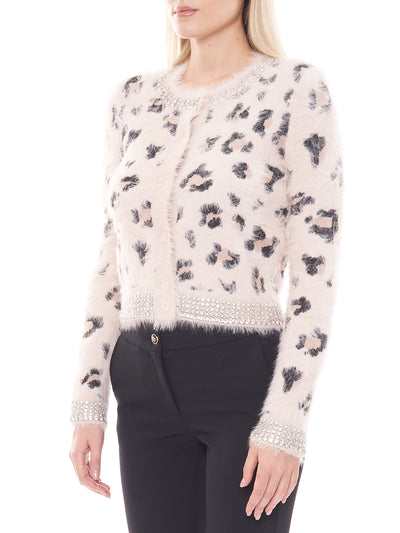 Cardigan jacquard animalier Blugirl