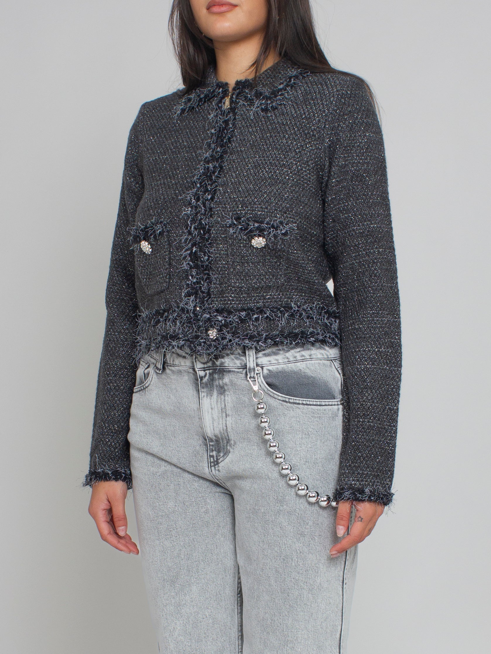 Giacca in maglia moulinè Blugirl