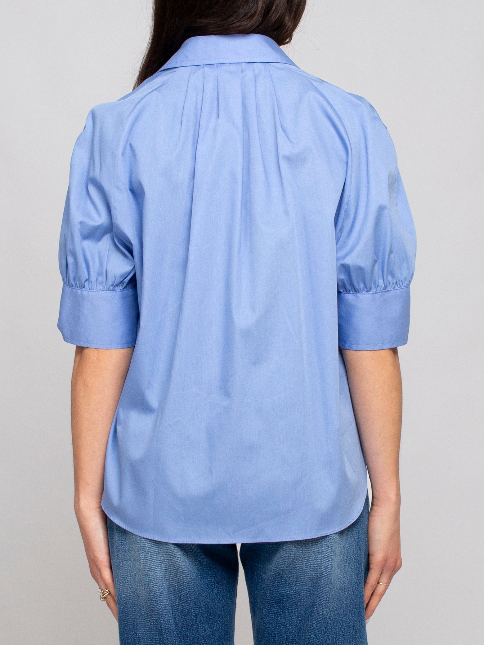 Camicia manica corta arricciata Vicolo