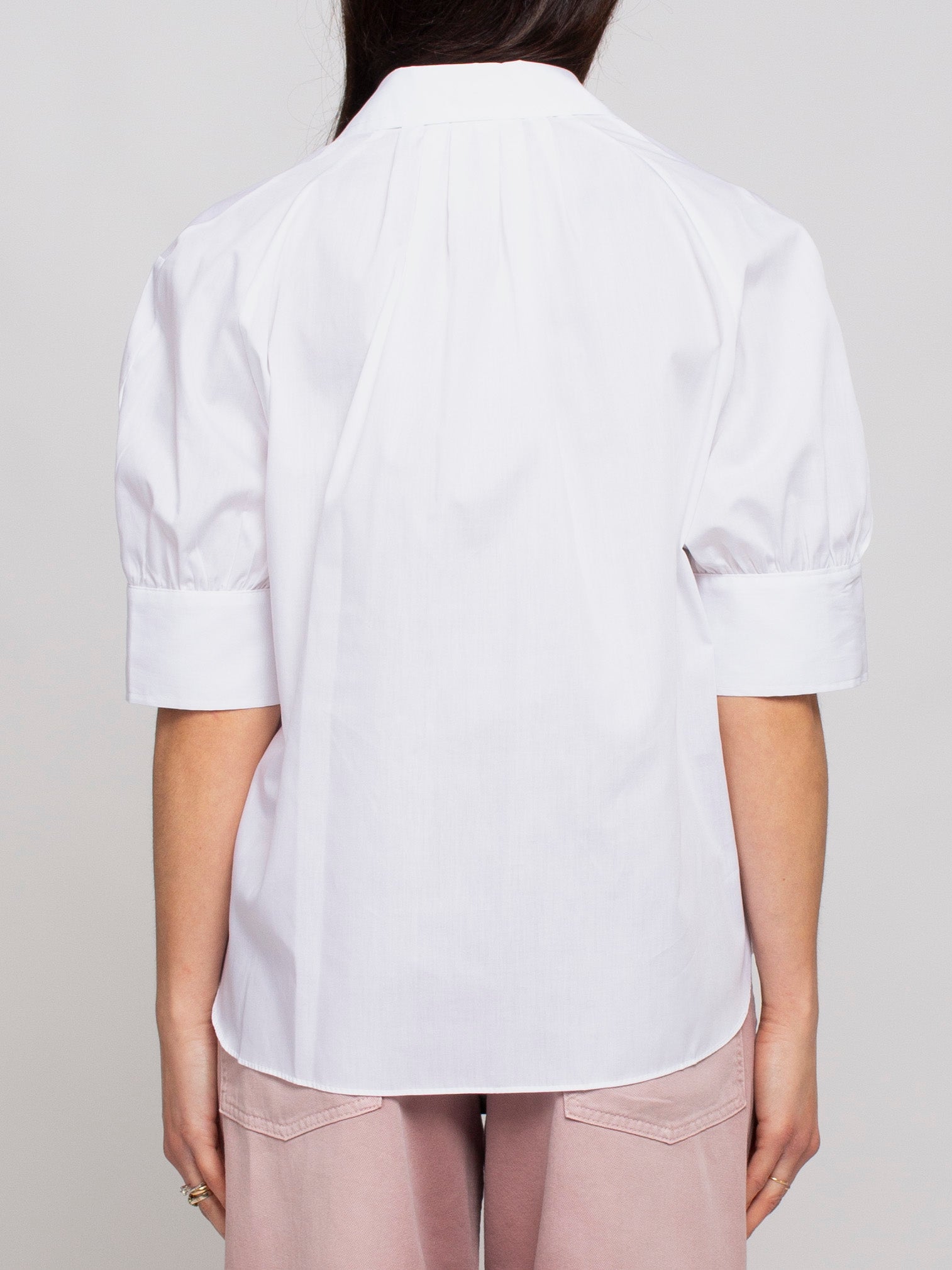 Camicia manica corta arricciata Vicolo
