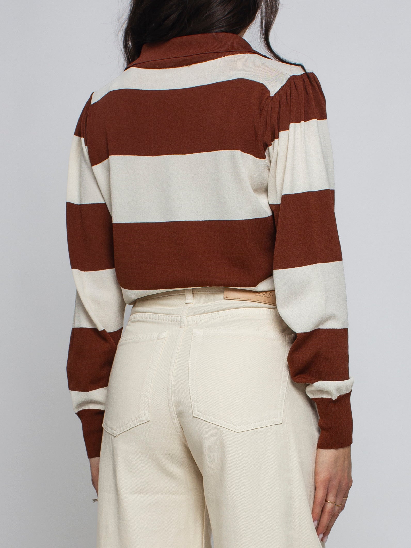 Maglia polo a righe Vicolo