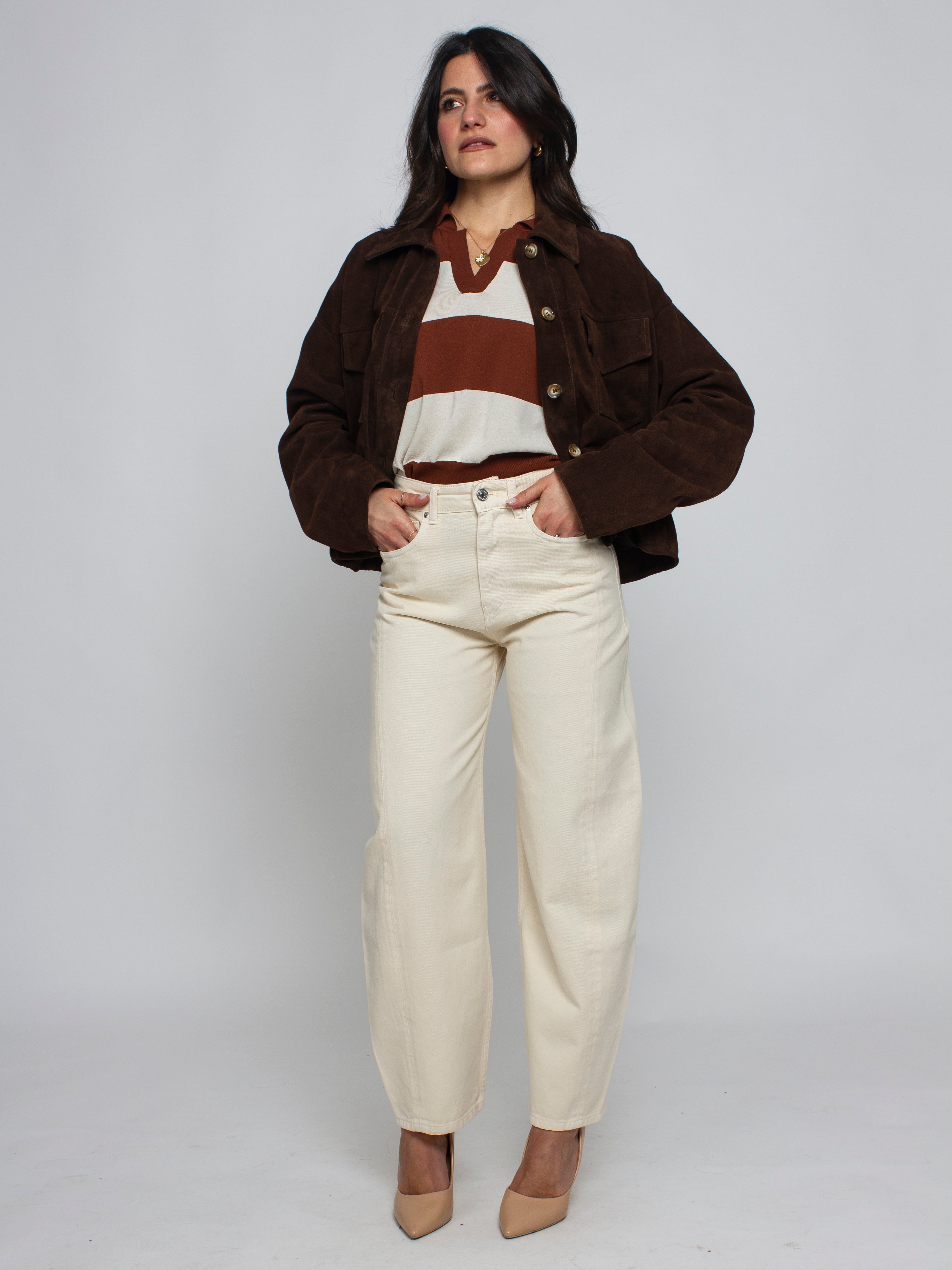 Bomber scamosciato Vicolo