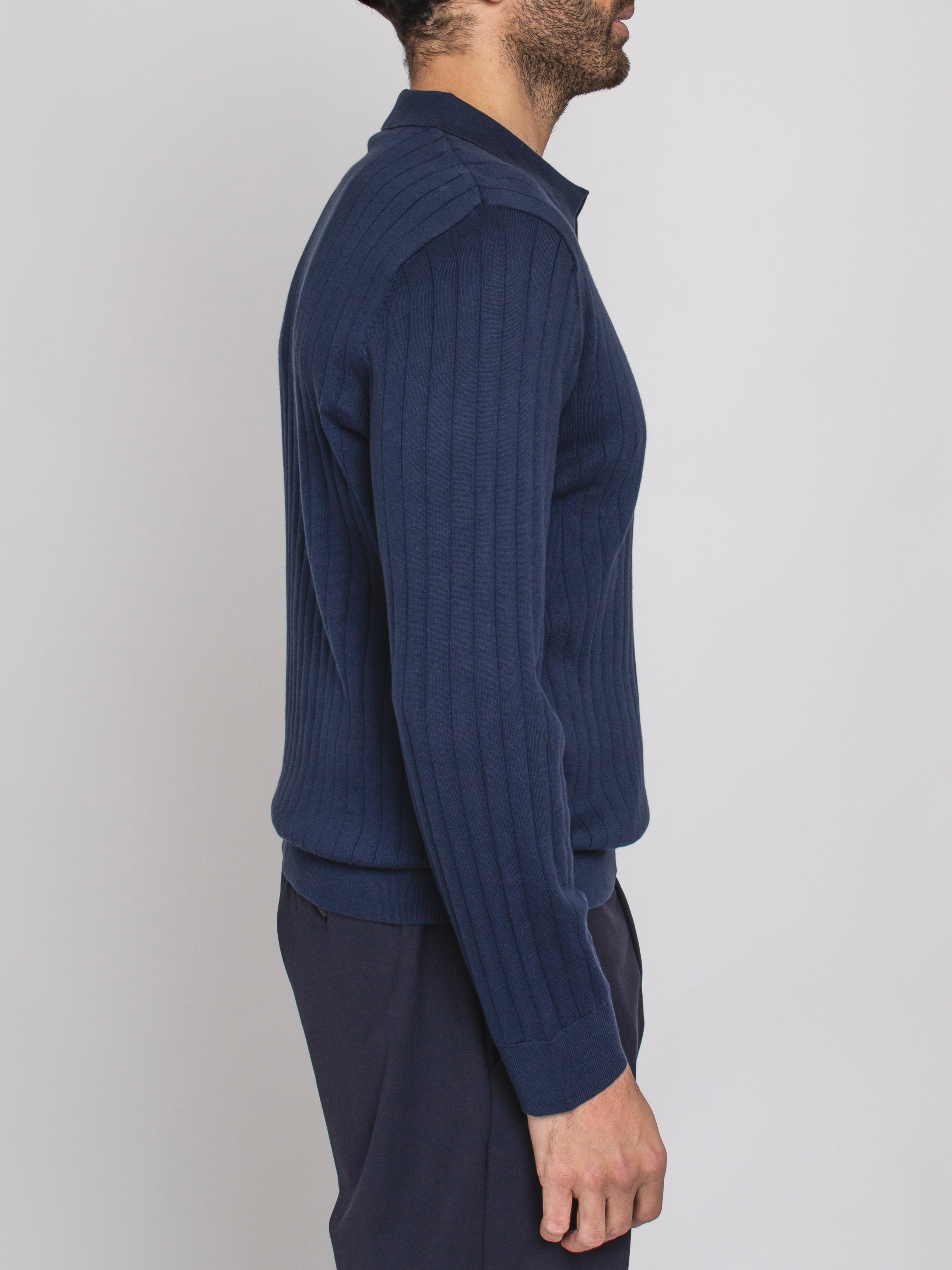 Maglia a Costine con Colletto Selected Homme