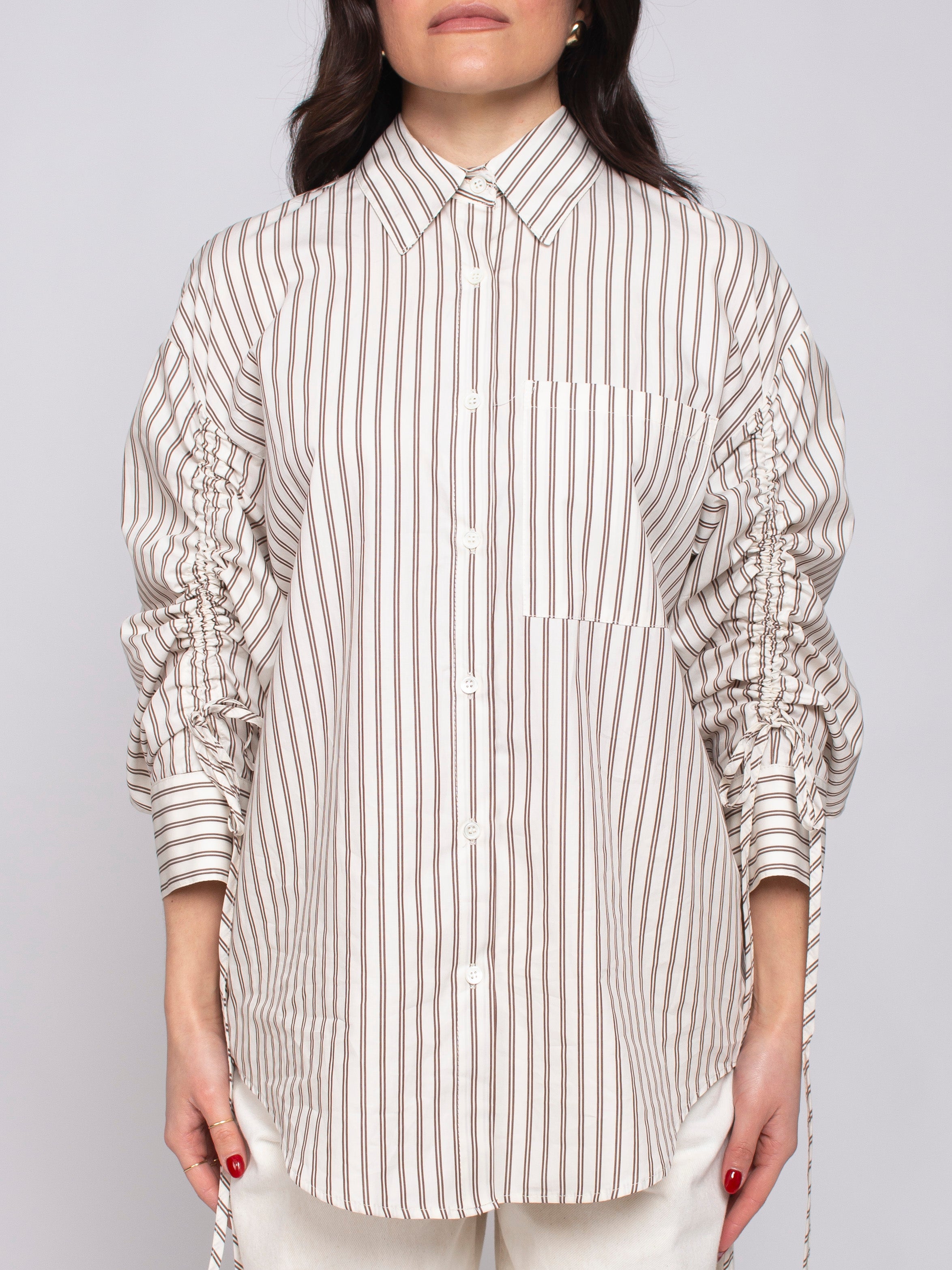 Camicia con Maniche Arricciate Vicolo