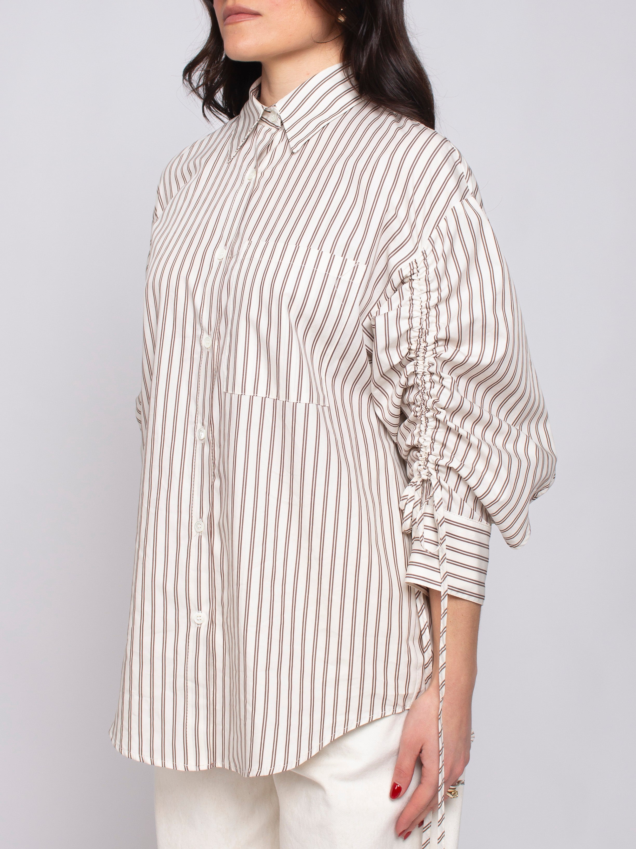 Camicia con Maniche Arricciate Vicolo