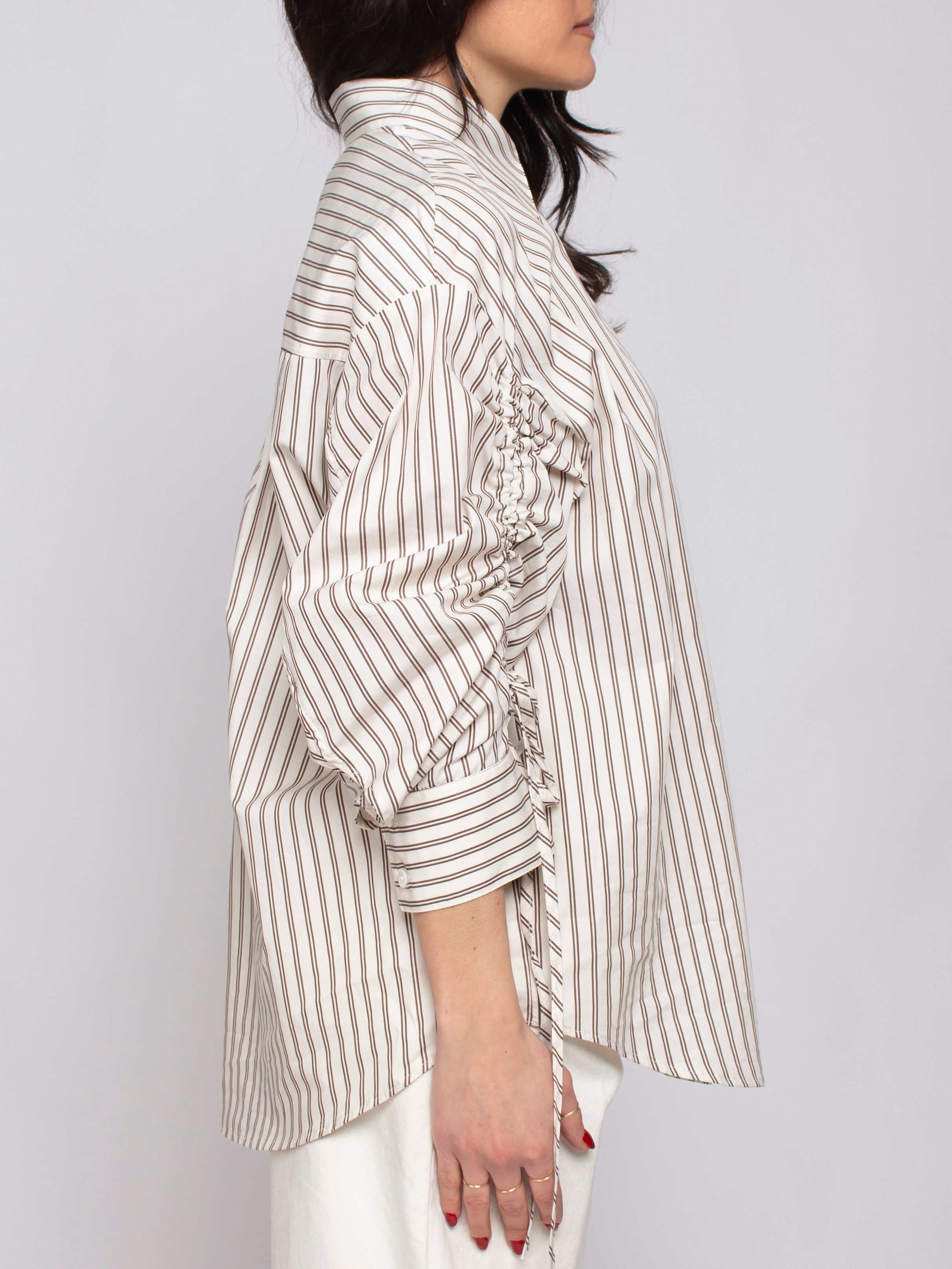 Camicia con Maniche Arricciate Vicolo