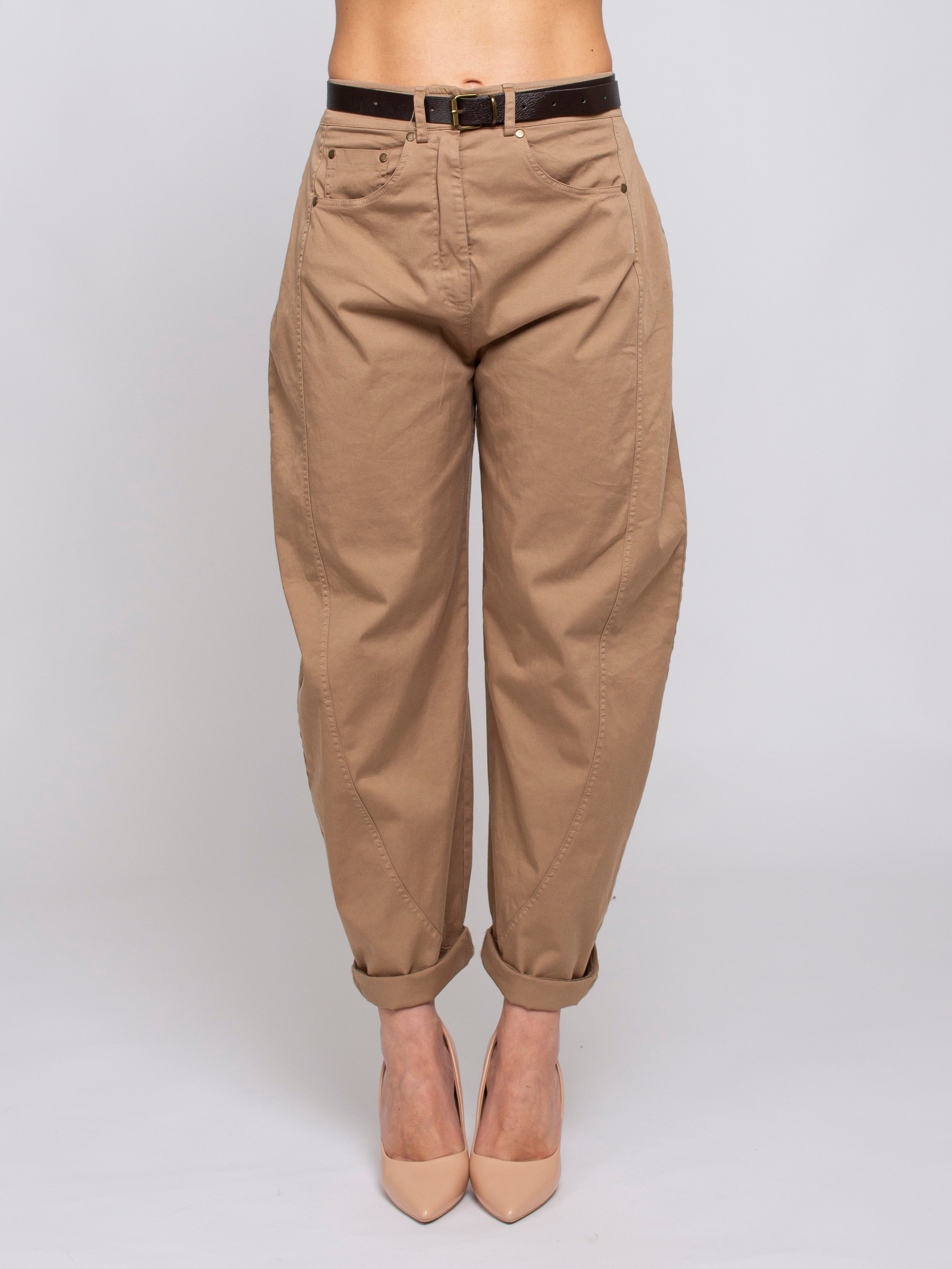 Pantalone barrel con cintura Vicolo