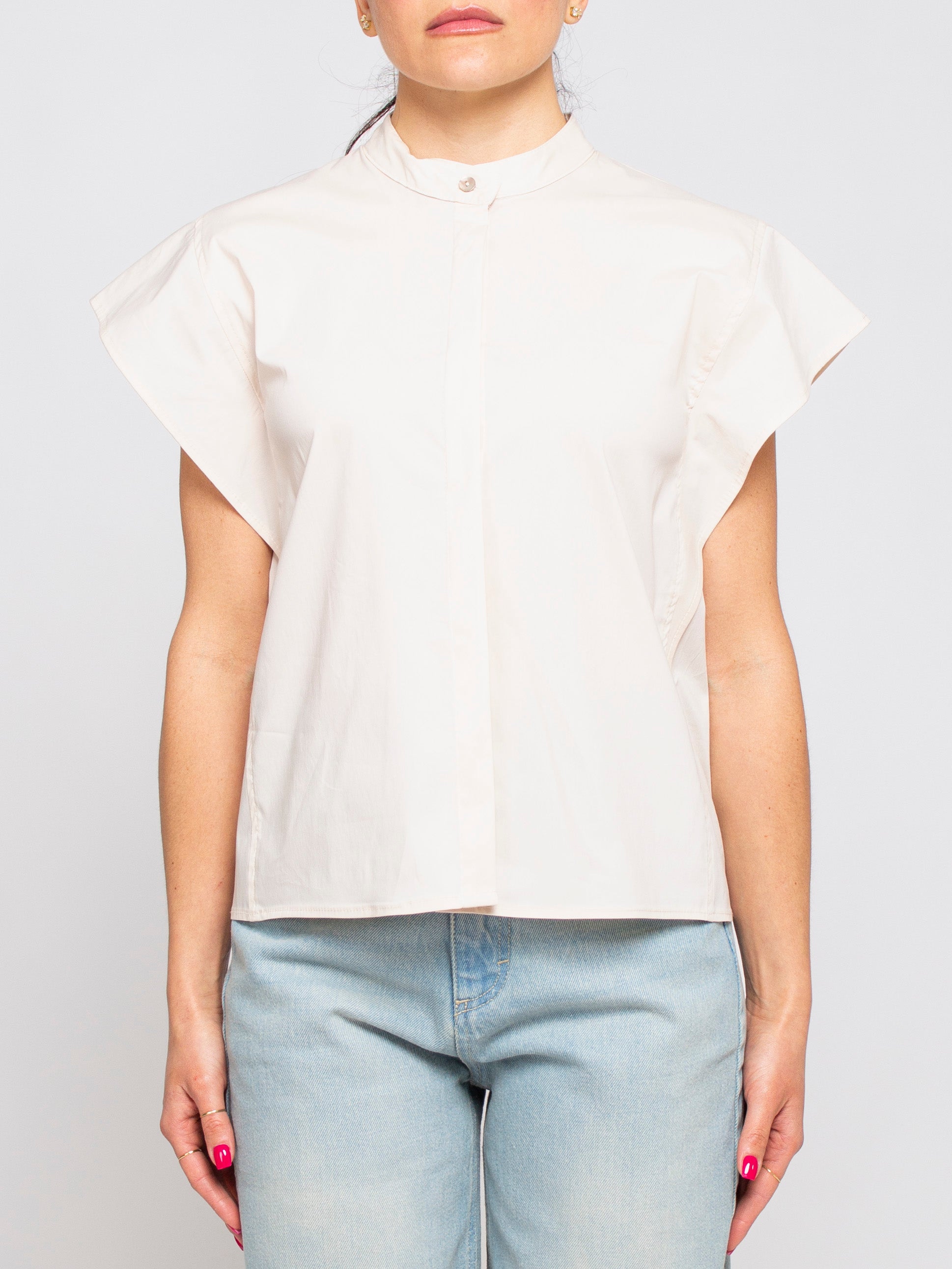 Camicia coreana spalla alette Vicolo