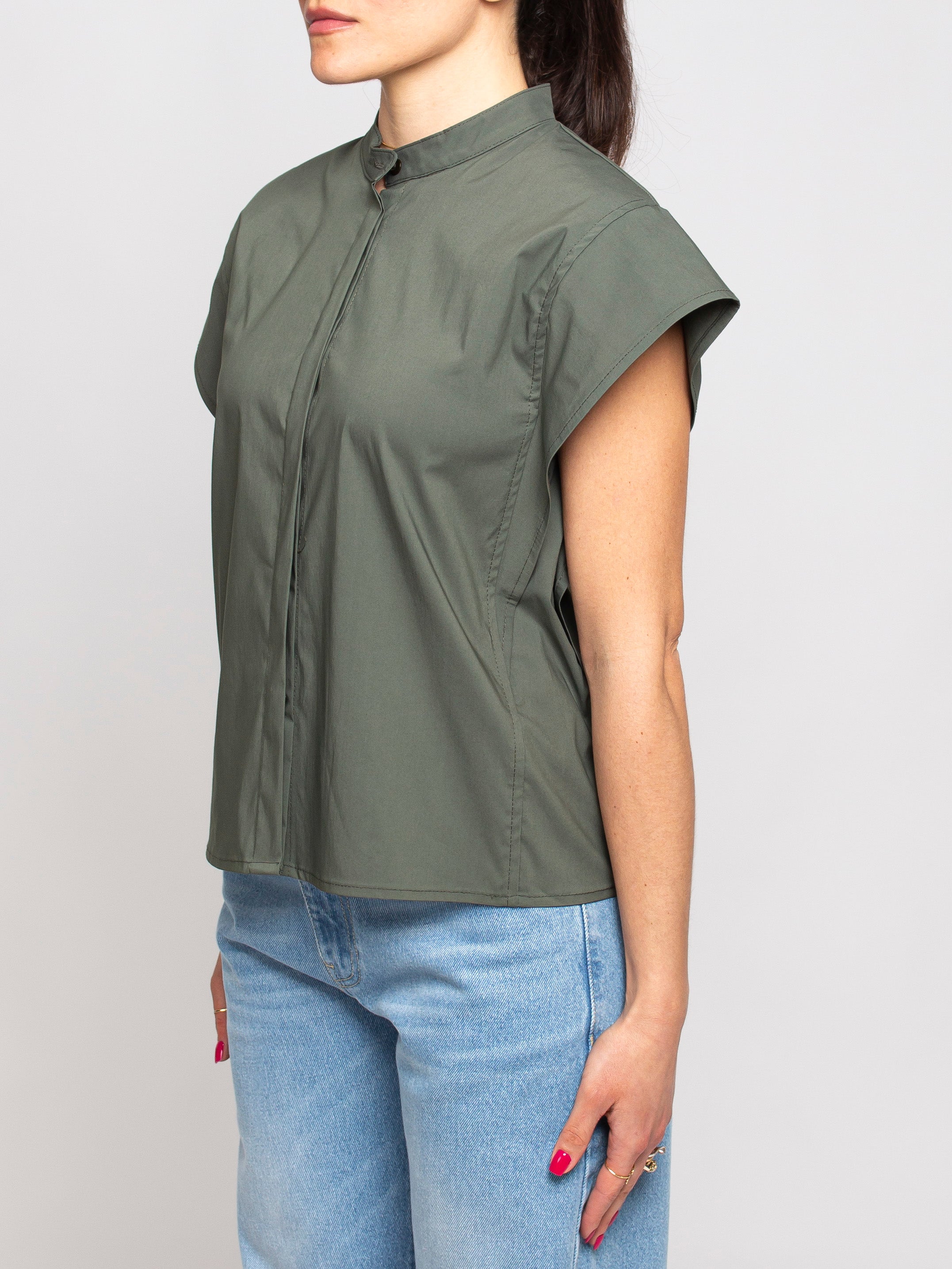 Camicia coreana spalla alette Vicolo