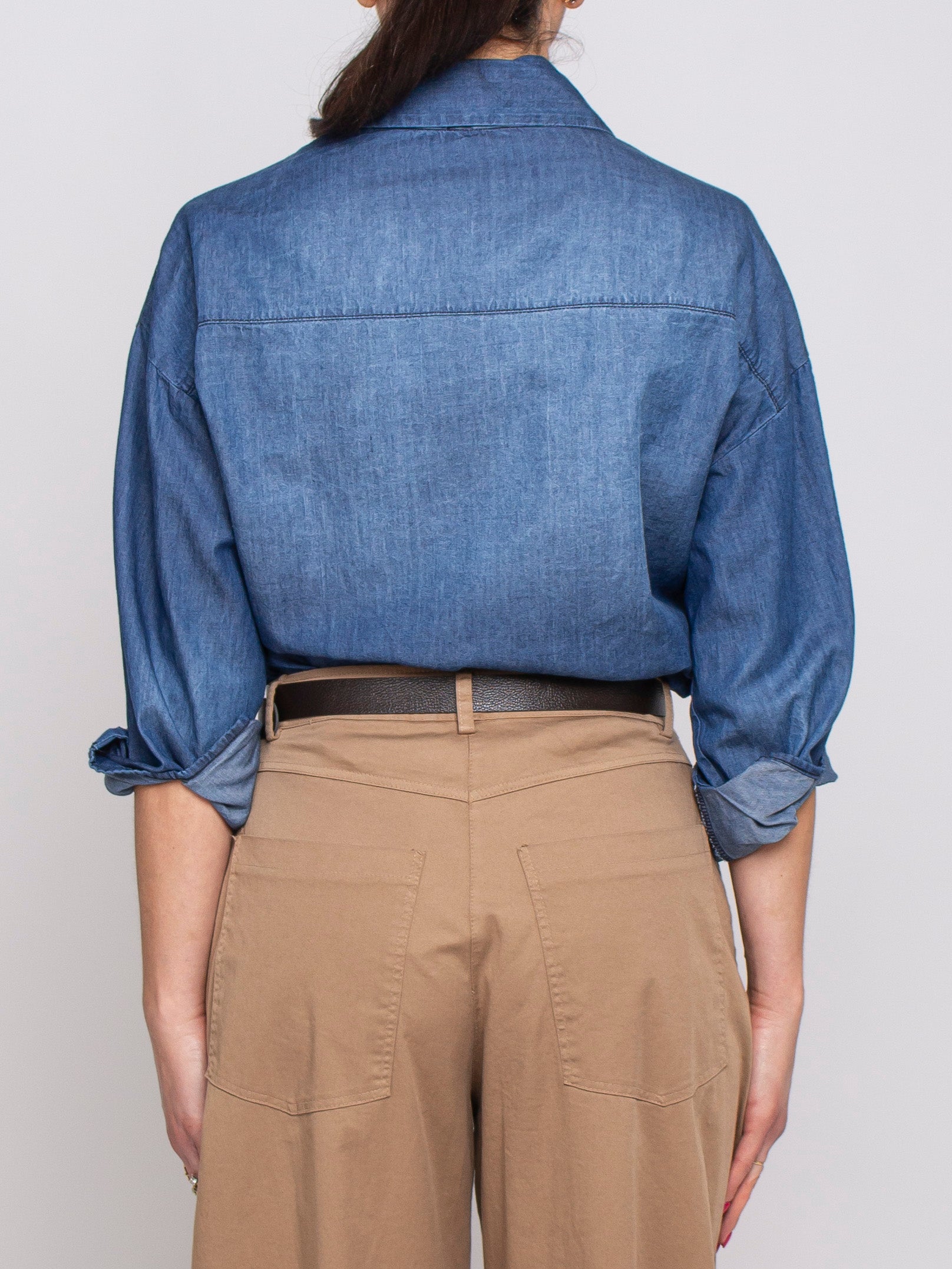Camicia di jeans con taschino Vicolo