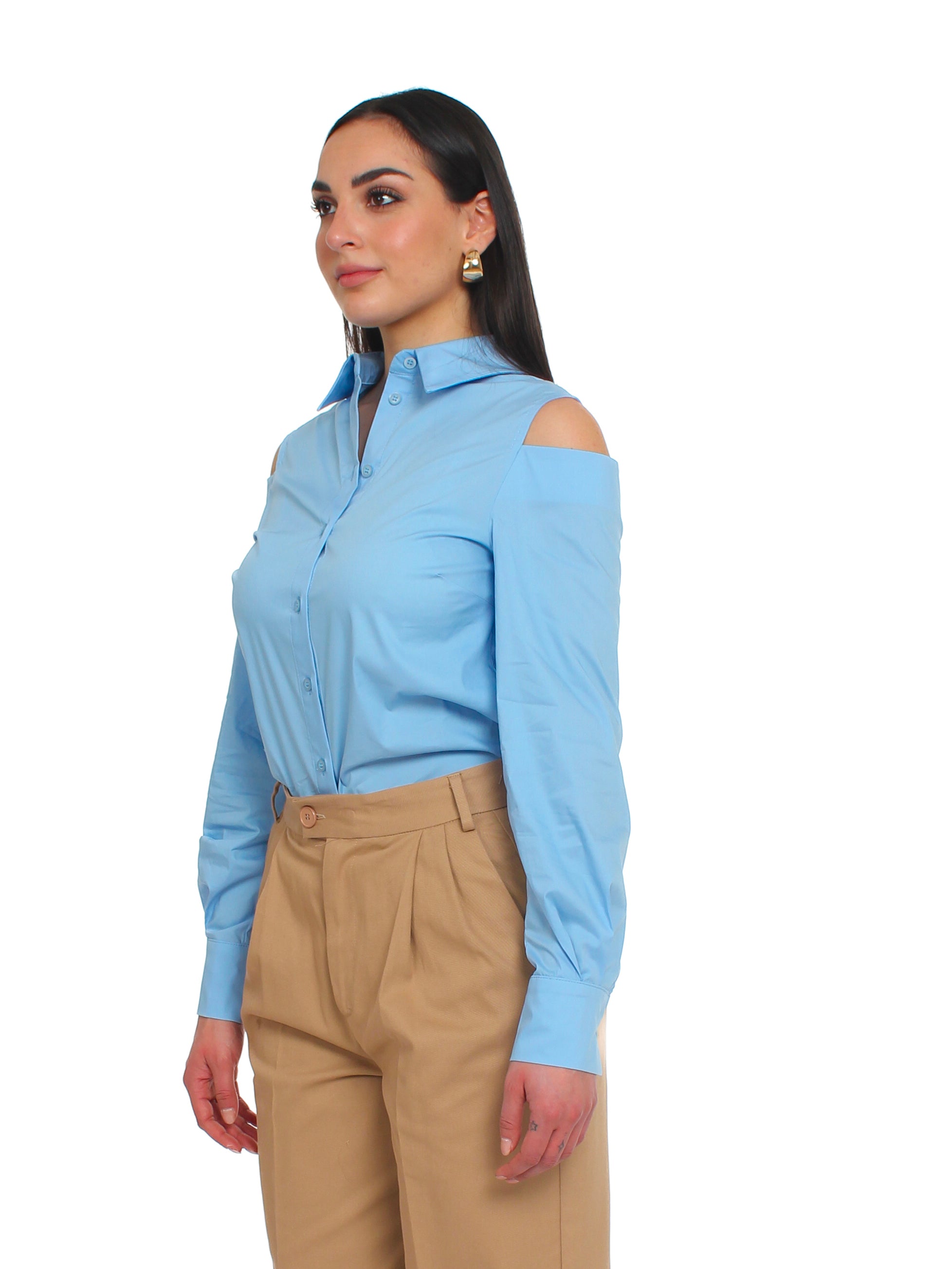 Camicia con aperture sulle spalle Vicolo