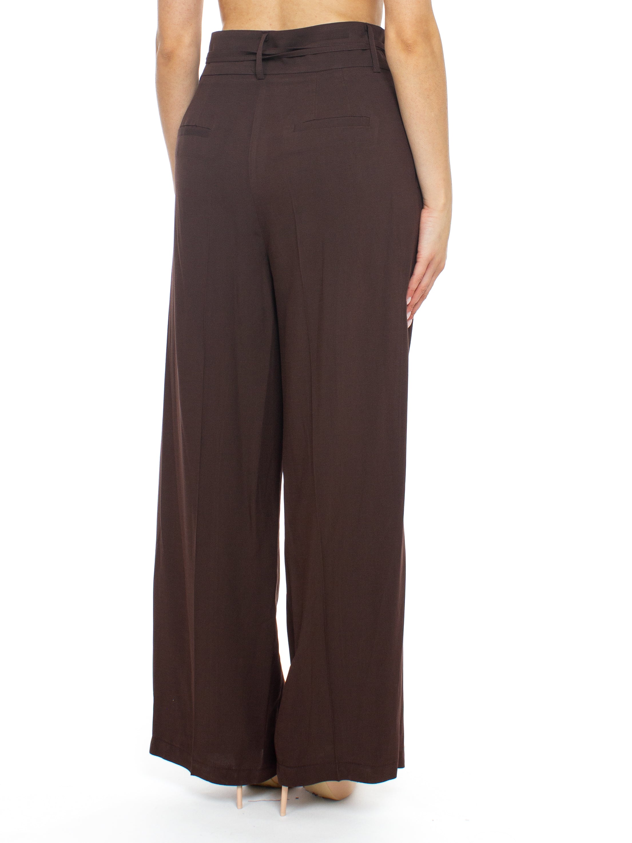 Pantalone a Pieghe con Coulisse in Vita Vicolo