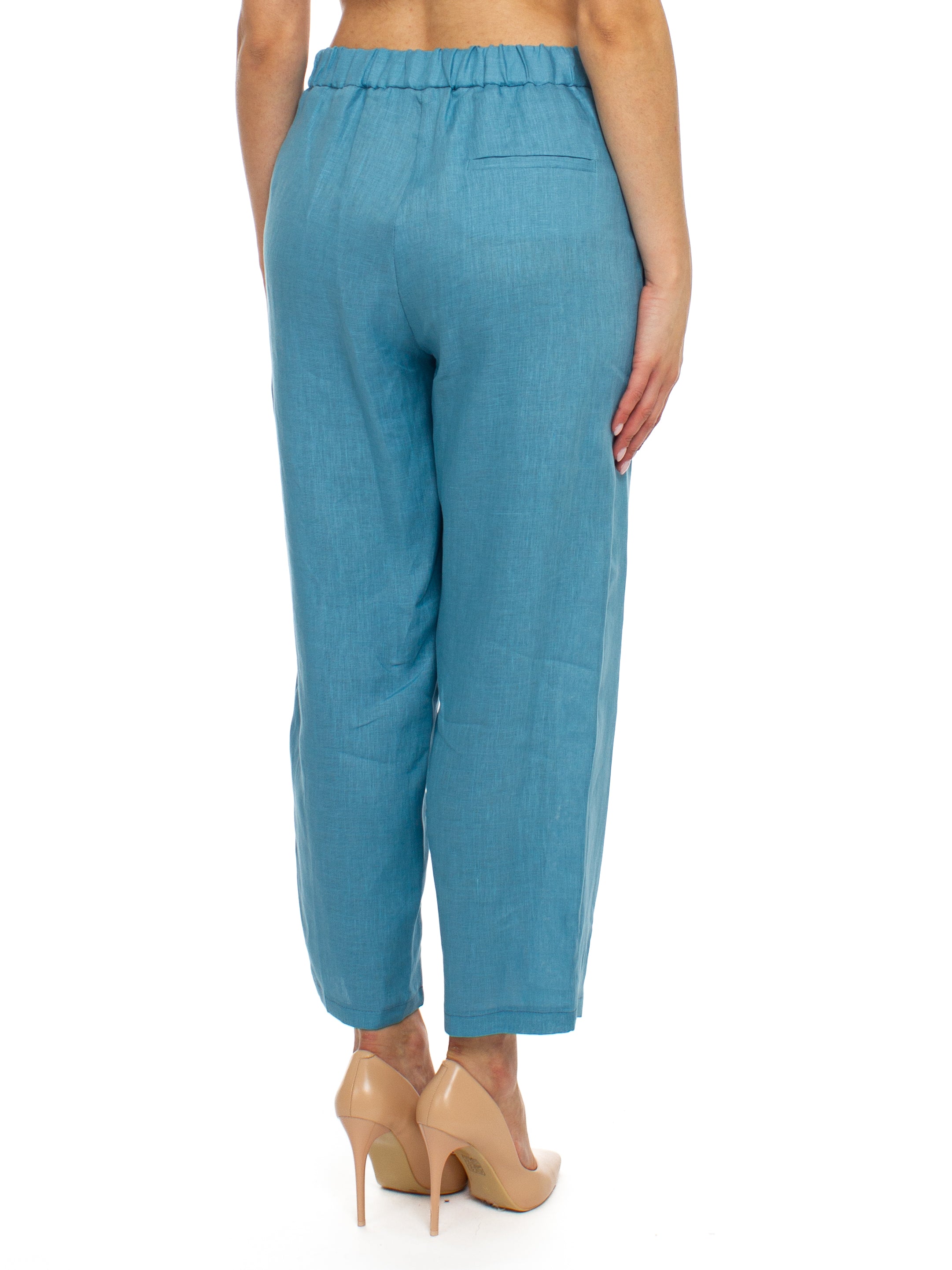 Pantalone carrot con elastico dietro Vicolo
