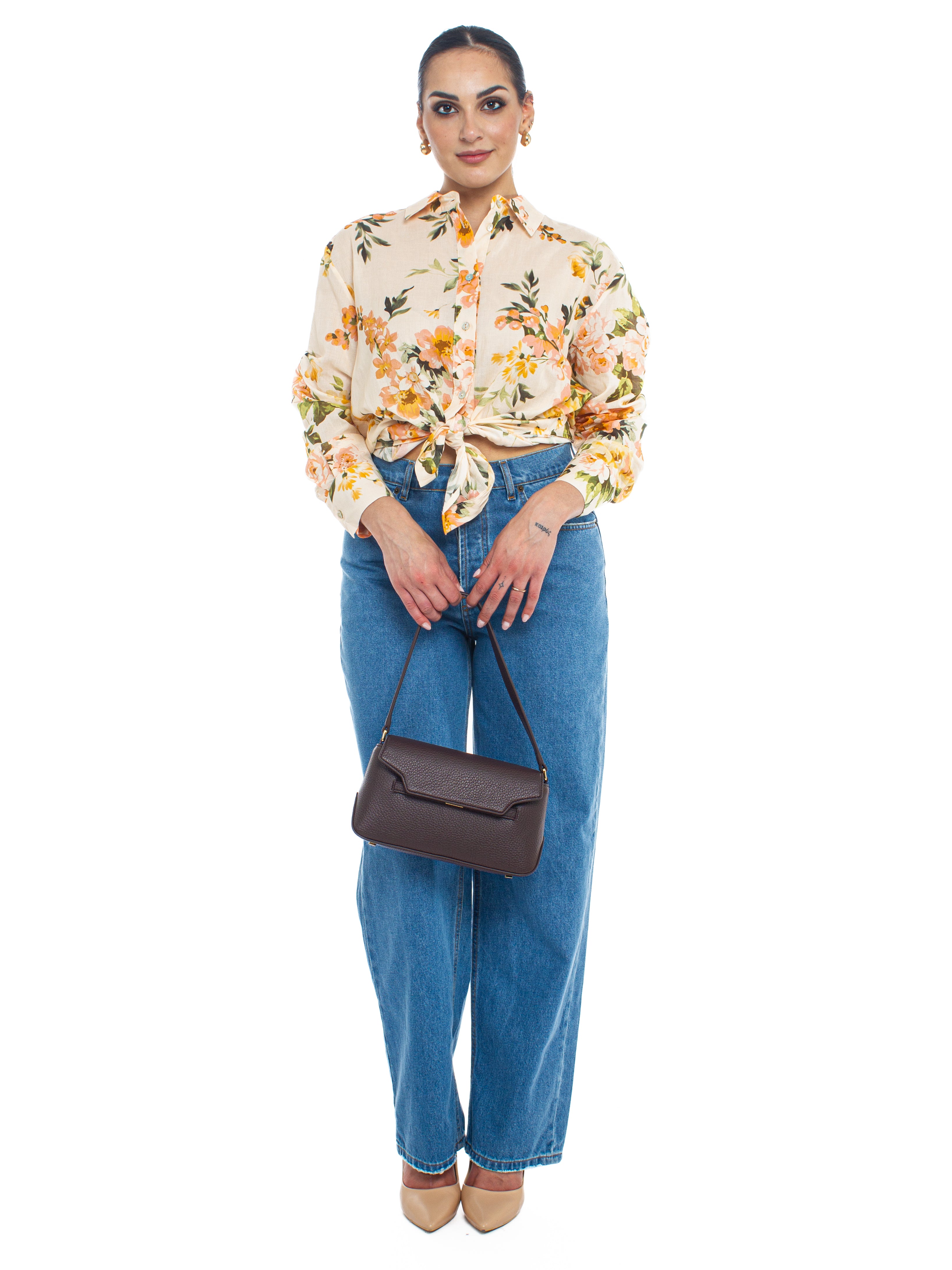 Camicia fantasia fiori Vicolo