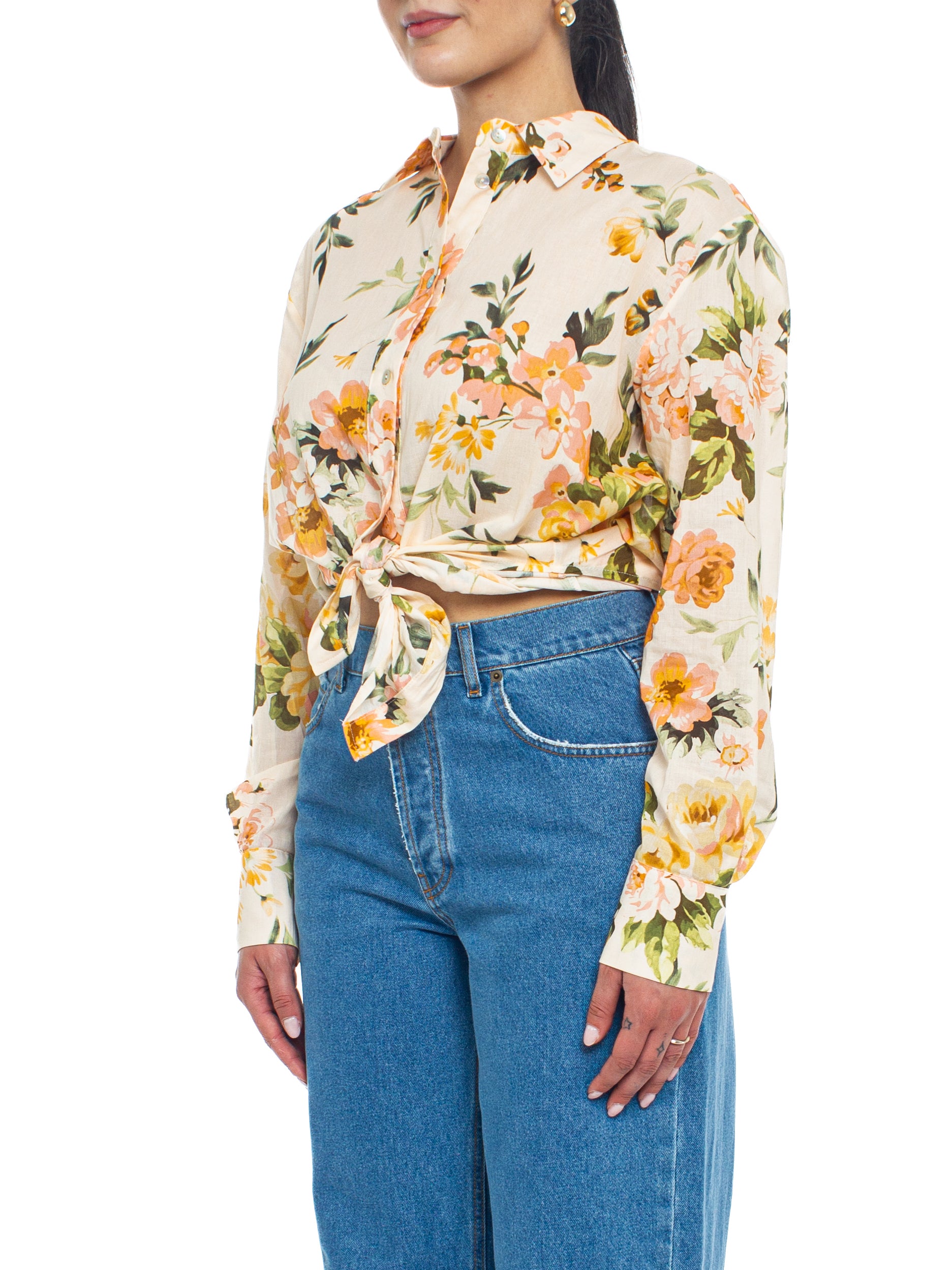 Camicia fantasia fiori Vicolo