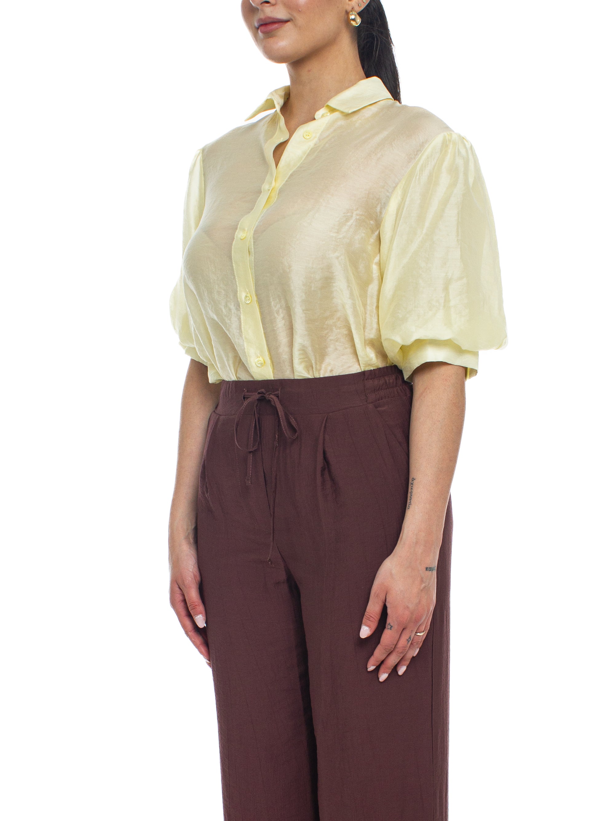 Camicia manica corta a palloncino Vicolo