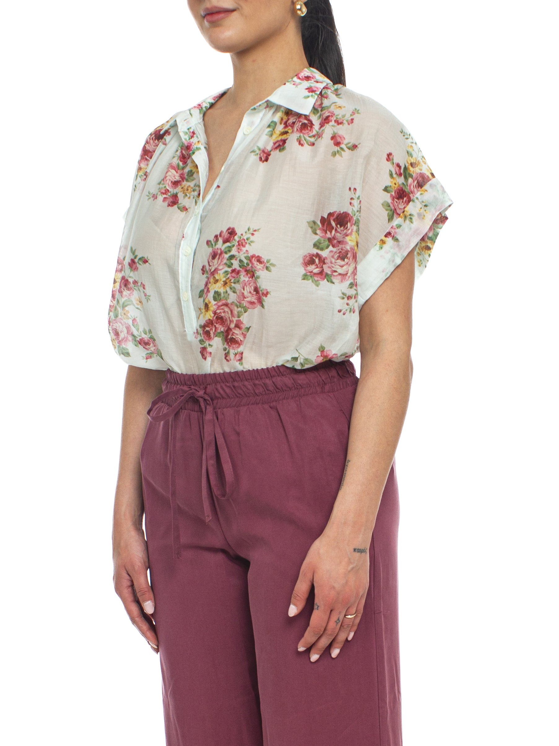 Camicia mussola fantasia provenzale Vicolo