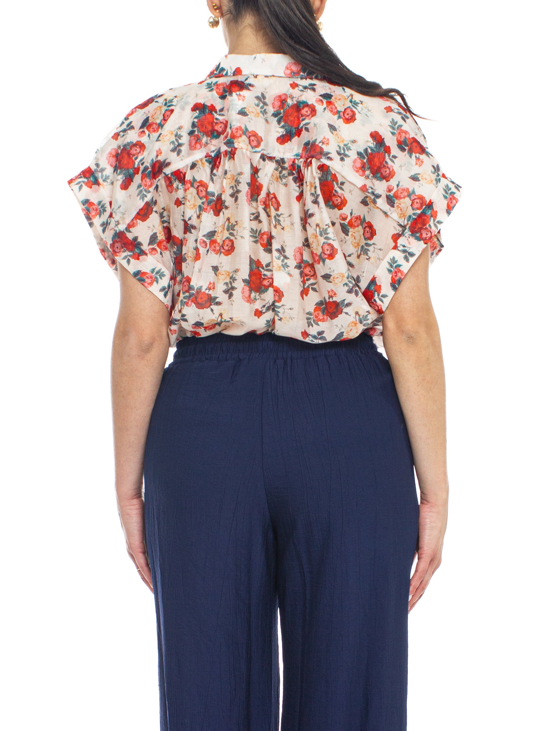 Camicia fantasia rose Vicolo