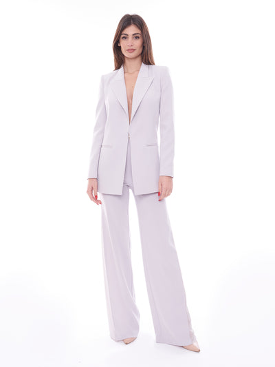 Elisabetta Franchi crêpe jacket and trouser suit
