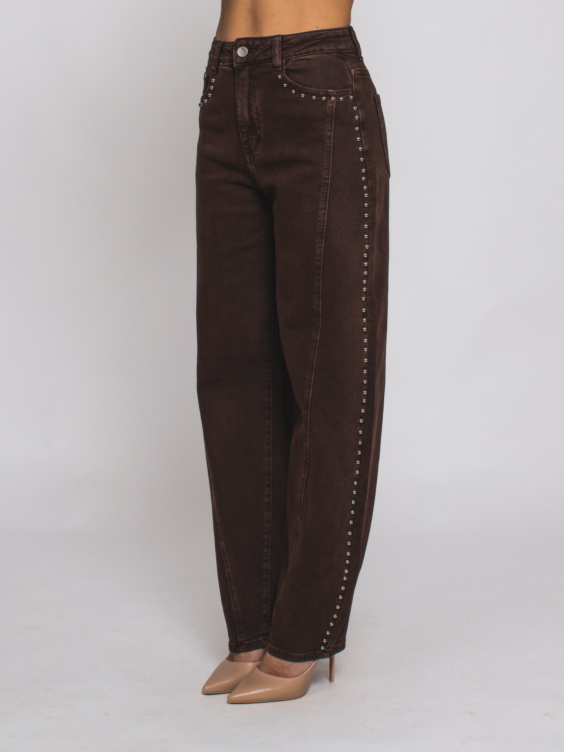 Jeans Balloon con Borchie Le Streghe