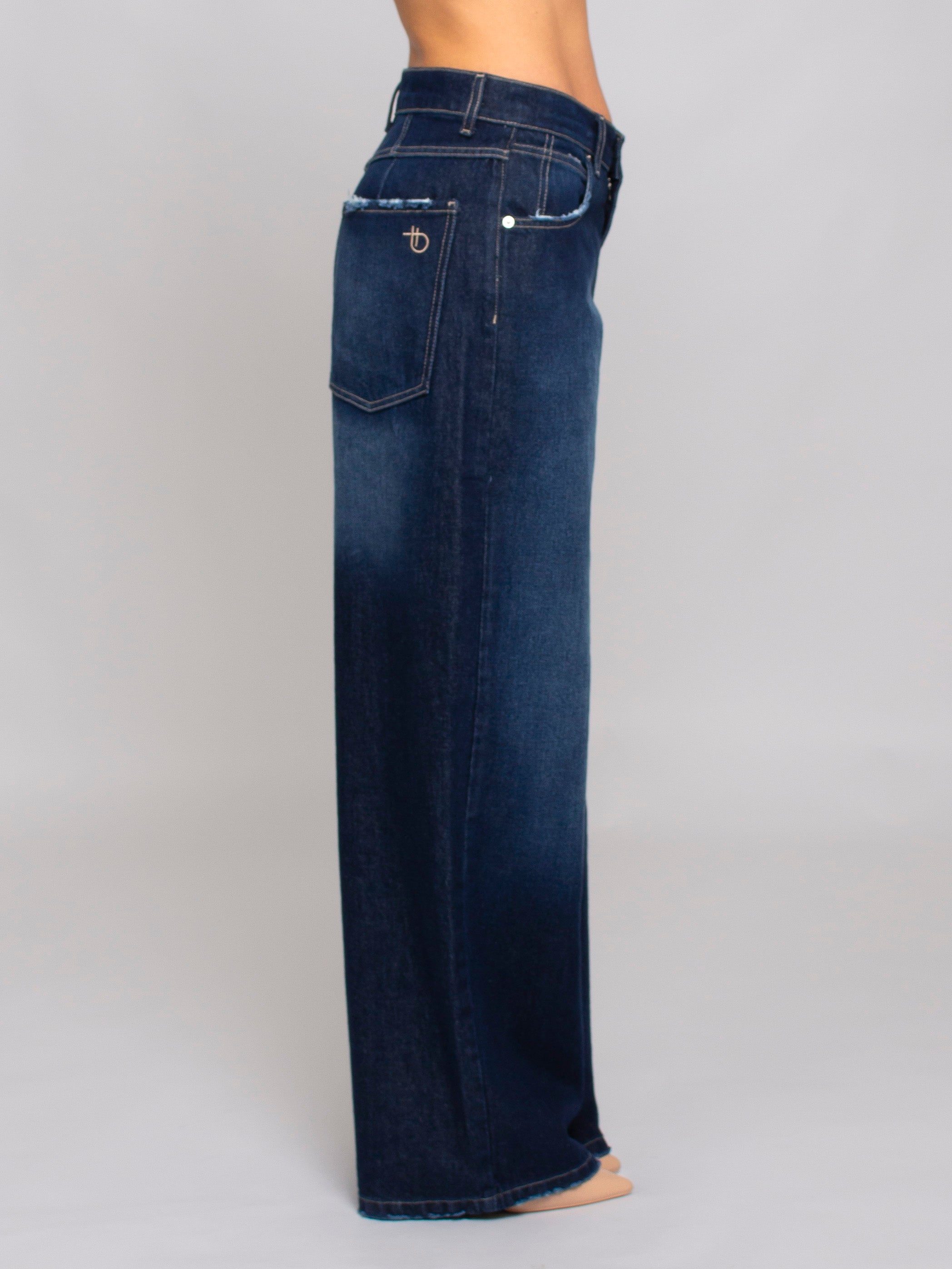 Jeans wide leg To.Bì Demure