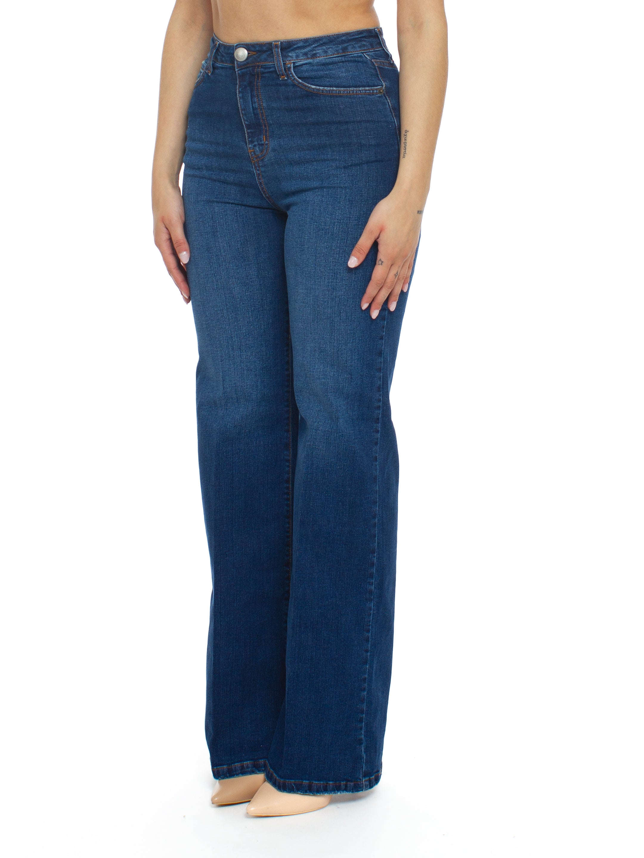 Jeans palazzo zampa To.Bì Demure