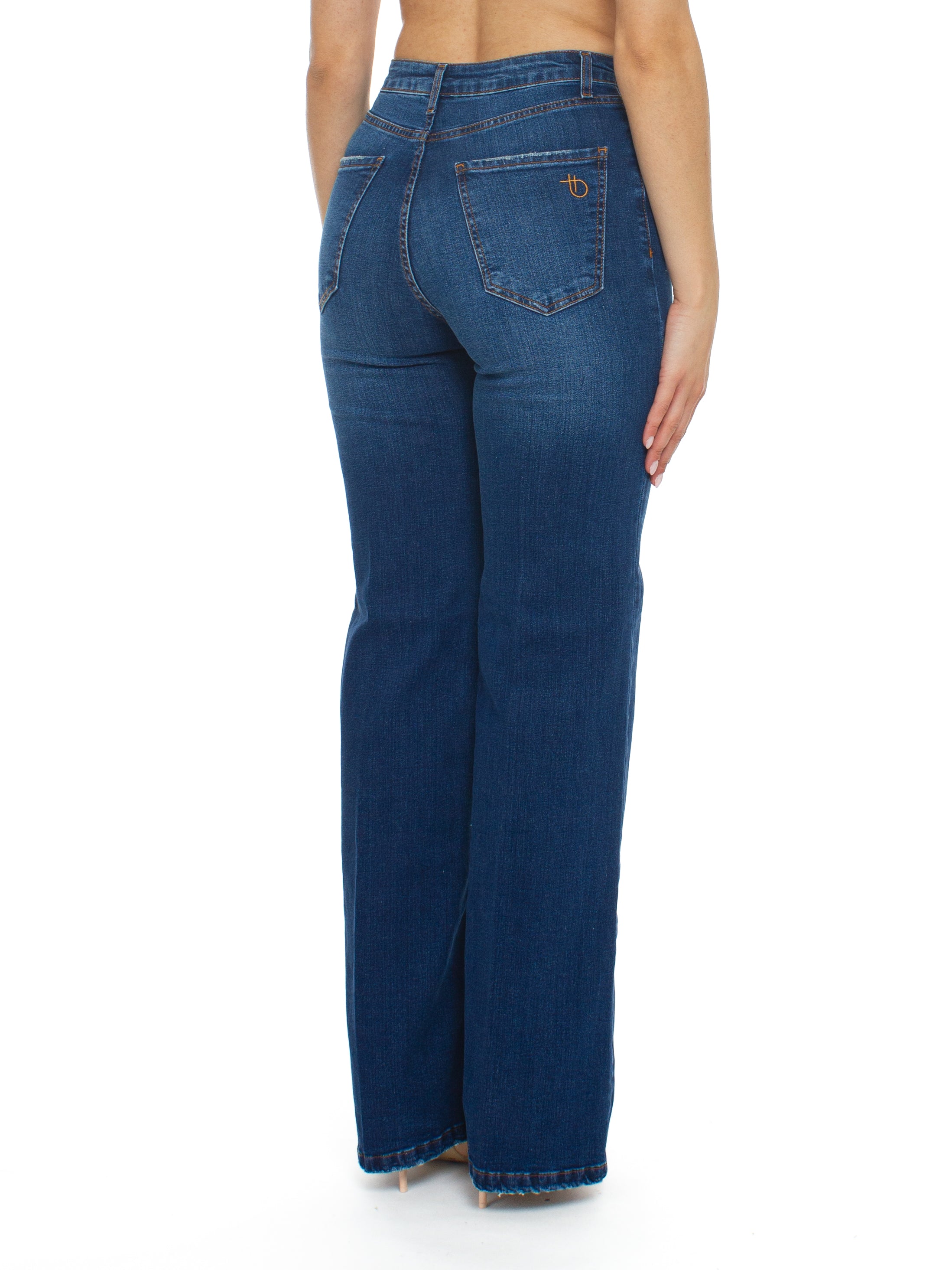 Jeans palazzo zampa To.Bì Demure