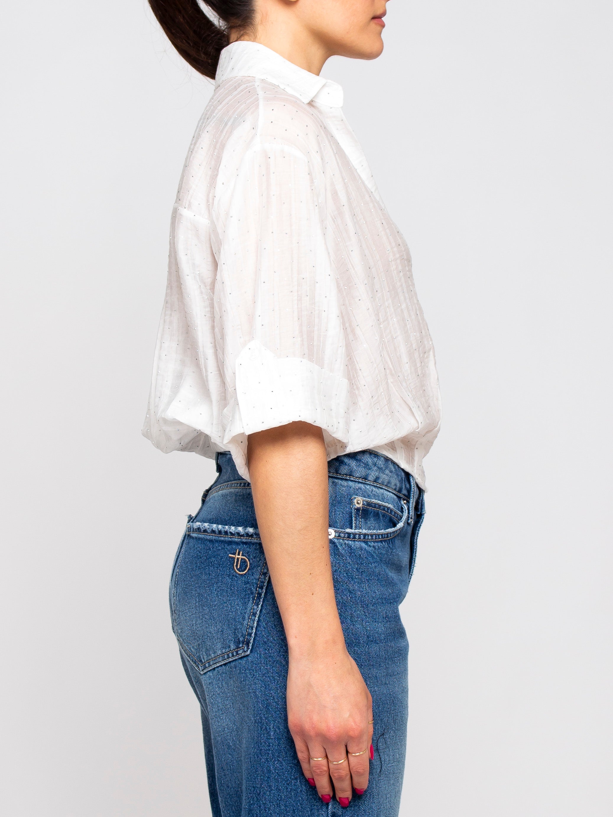 Camicia con brillantini Two Way