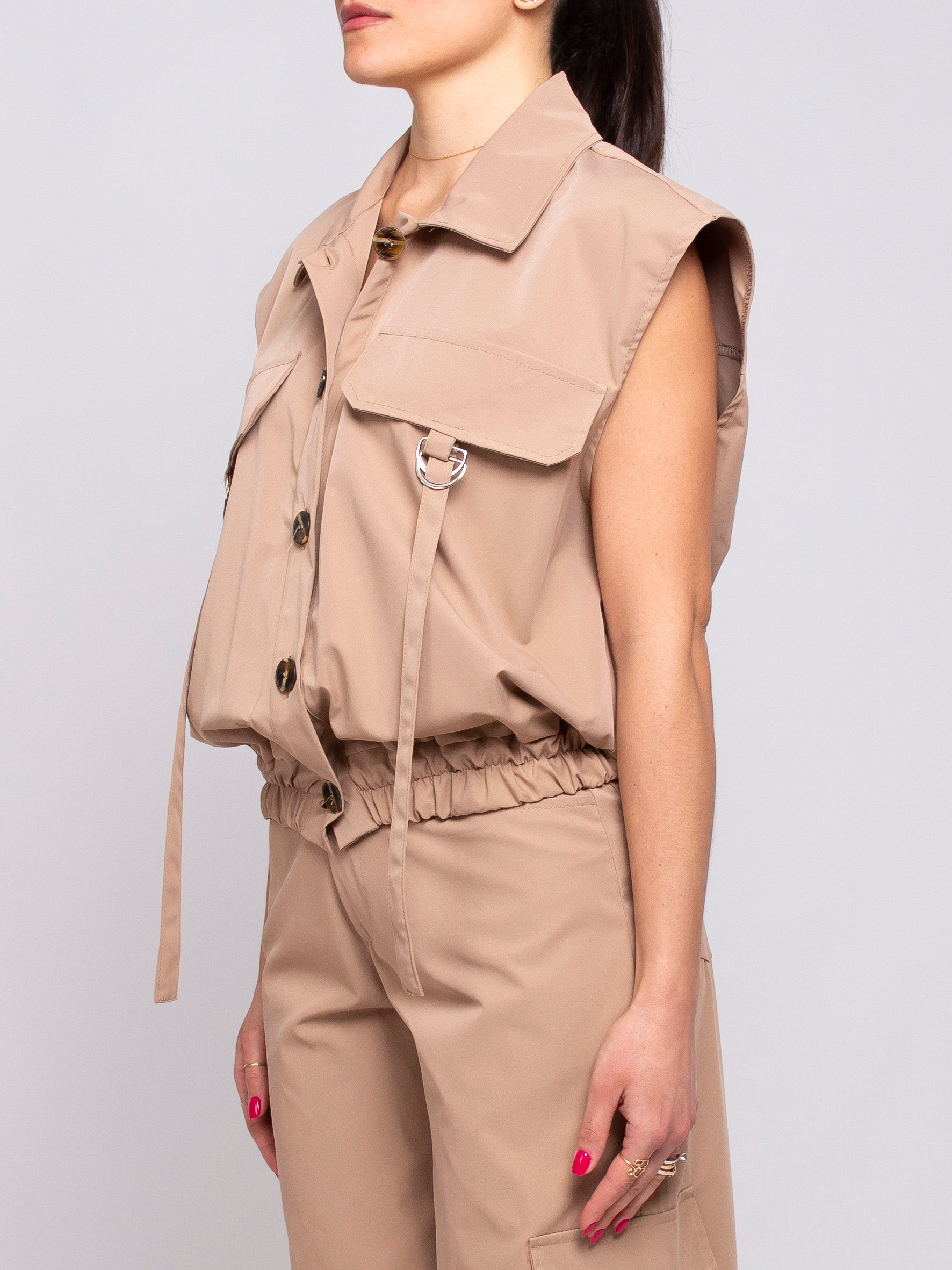 Gilet con tasconi Two Way