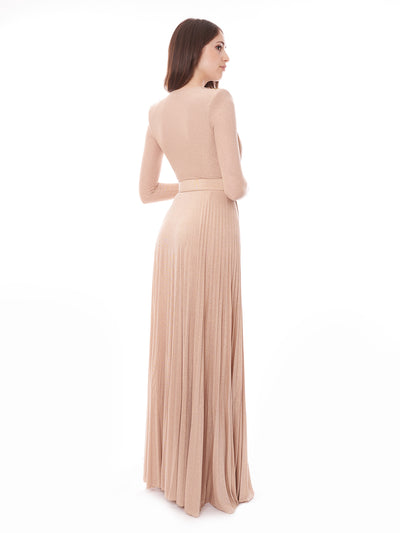 Abito lungo in jersey lurex Elisabetta Franchi