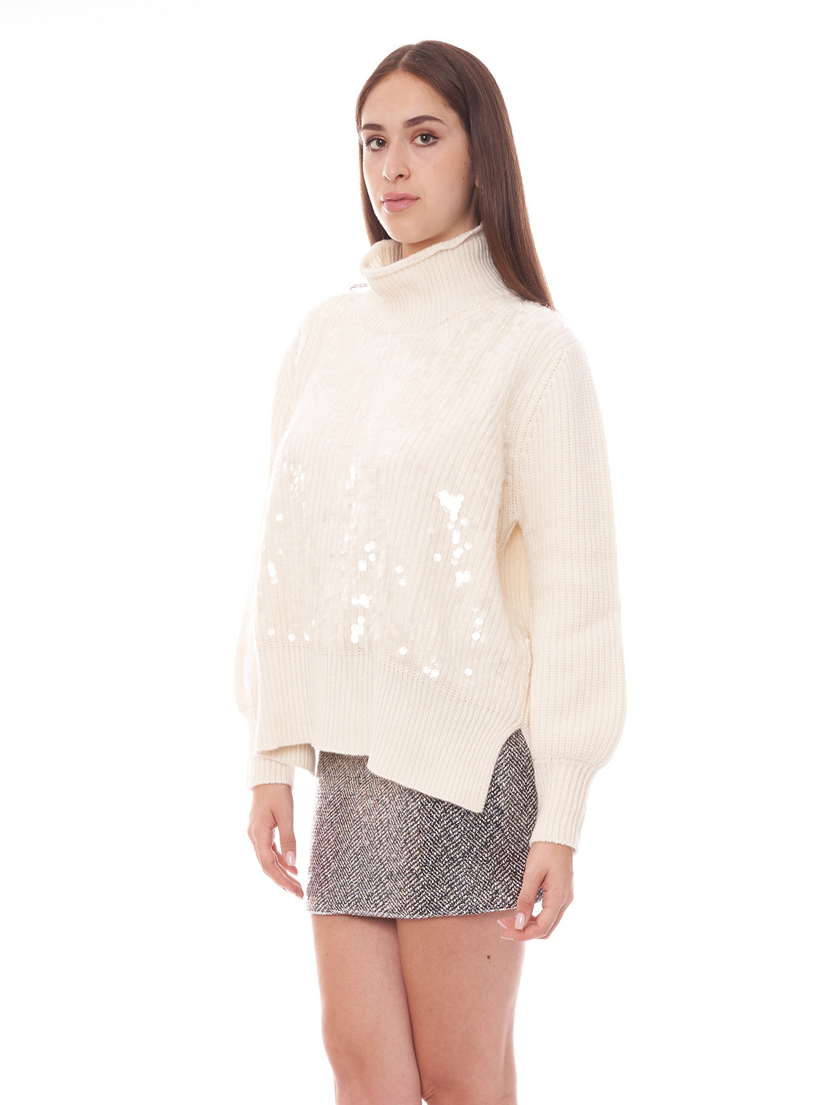 Maglione con paillettes Ermanno Scervino