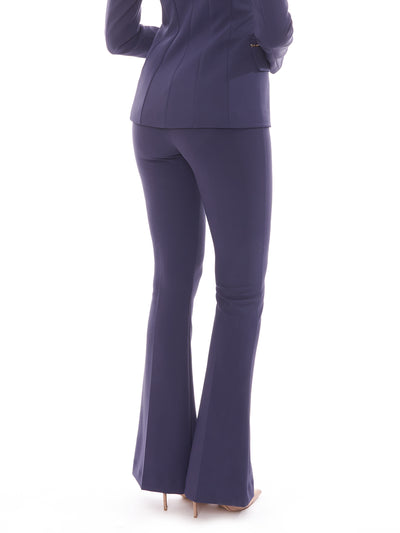 Pantalone in crêpe con morsetto Elisabetta Franchi