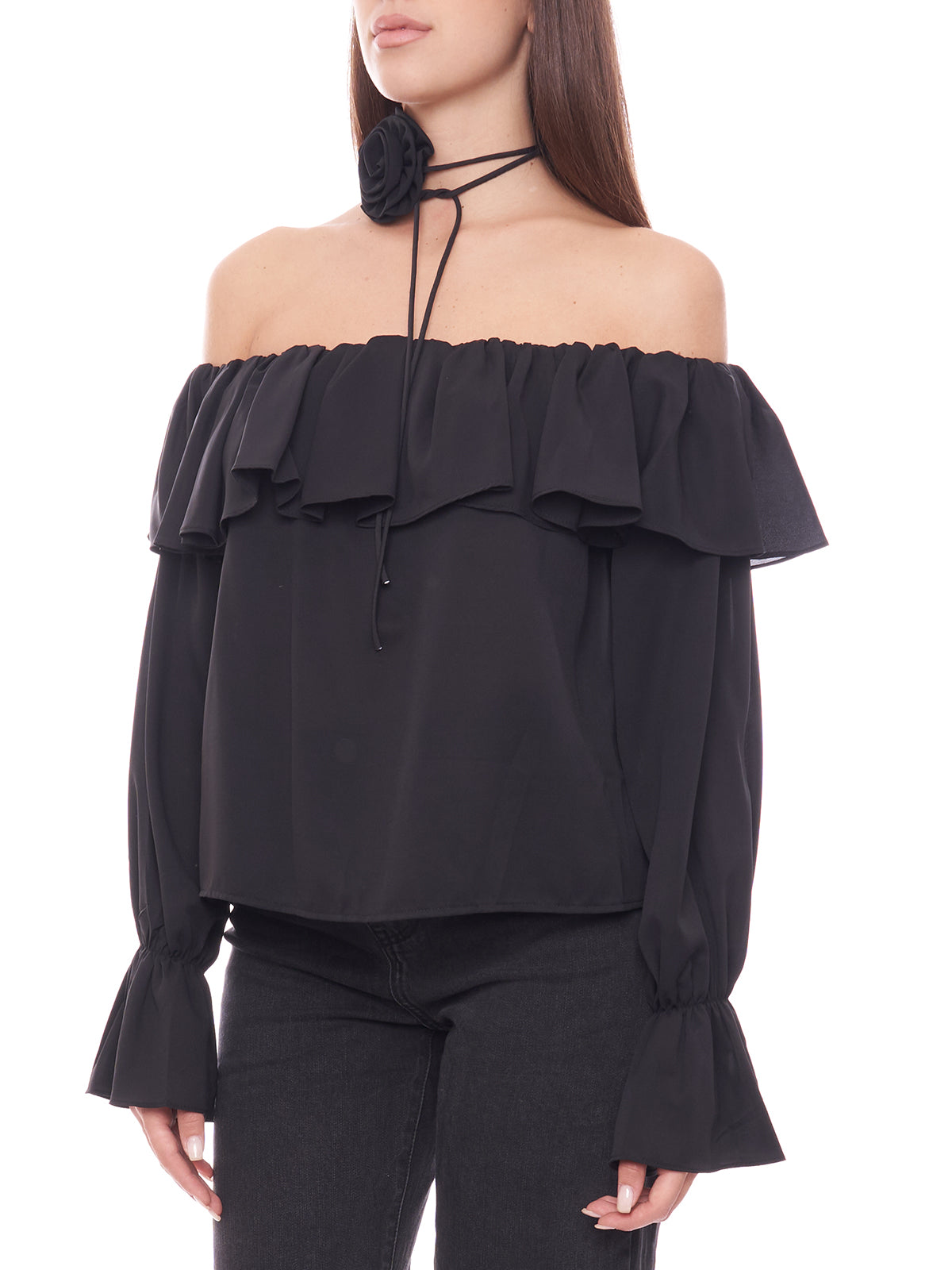 Blusa con volant Eleh