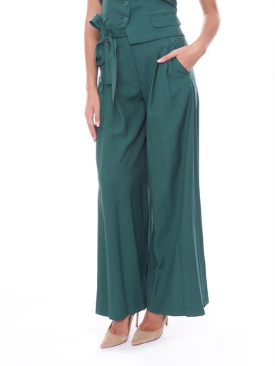 Pantalone palazzo con fiocco Vicolo