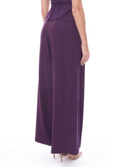 Palazzo trousers with Vicolo bow