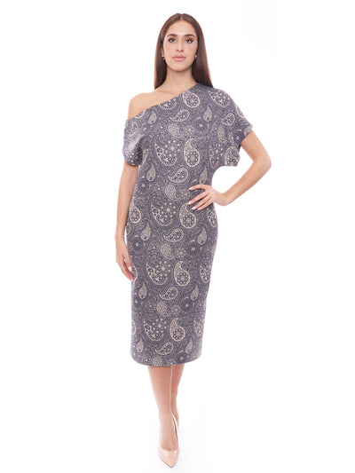 Vicolo patterned midi dress