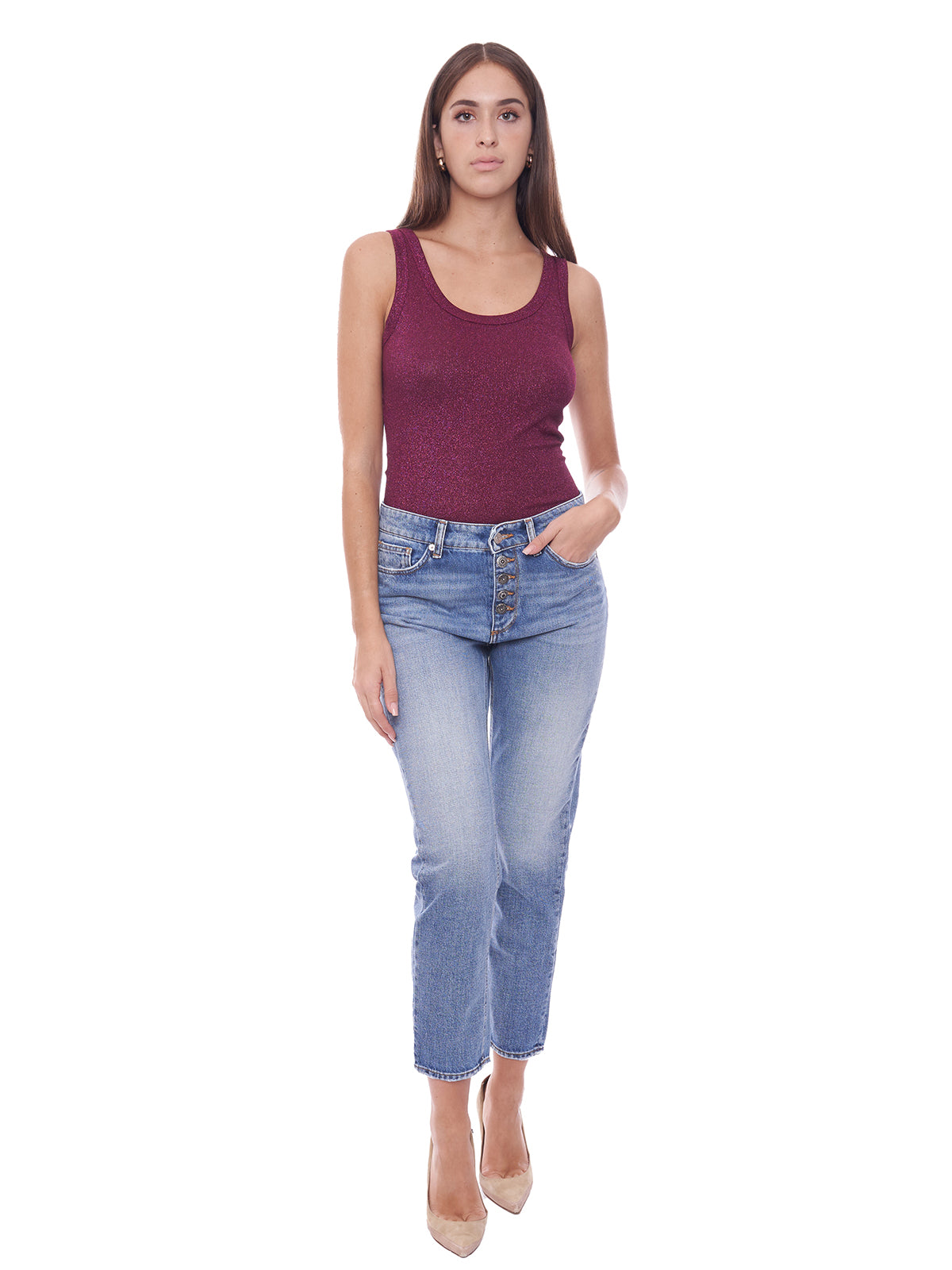 Canotta lurex Vicolo