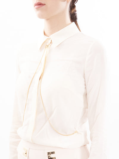 Camicia in georgette stretch di viscosa Elisabetta Franchi