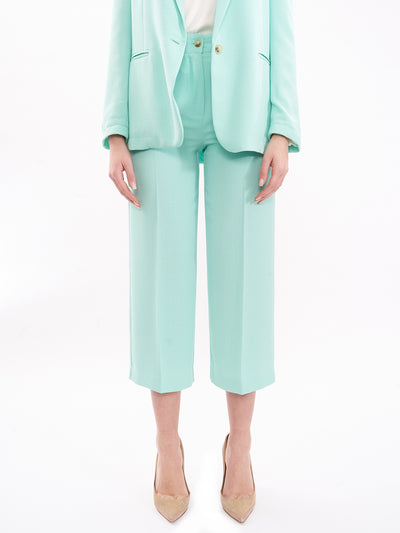 Vicolo cropped trousers with pleats
